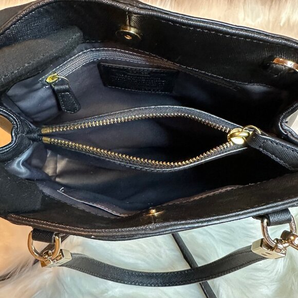 Coach Minetta Crossgrain Leather Satchel/Crossbody Handbag - Picture 10 of 12